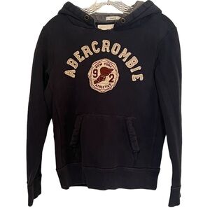 Abercrombie kids navy muscle hoodie sweatshirt